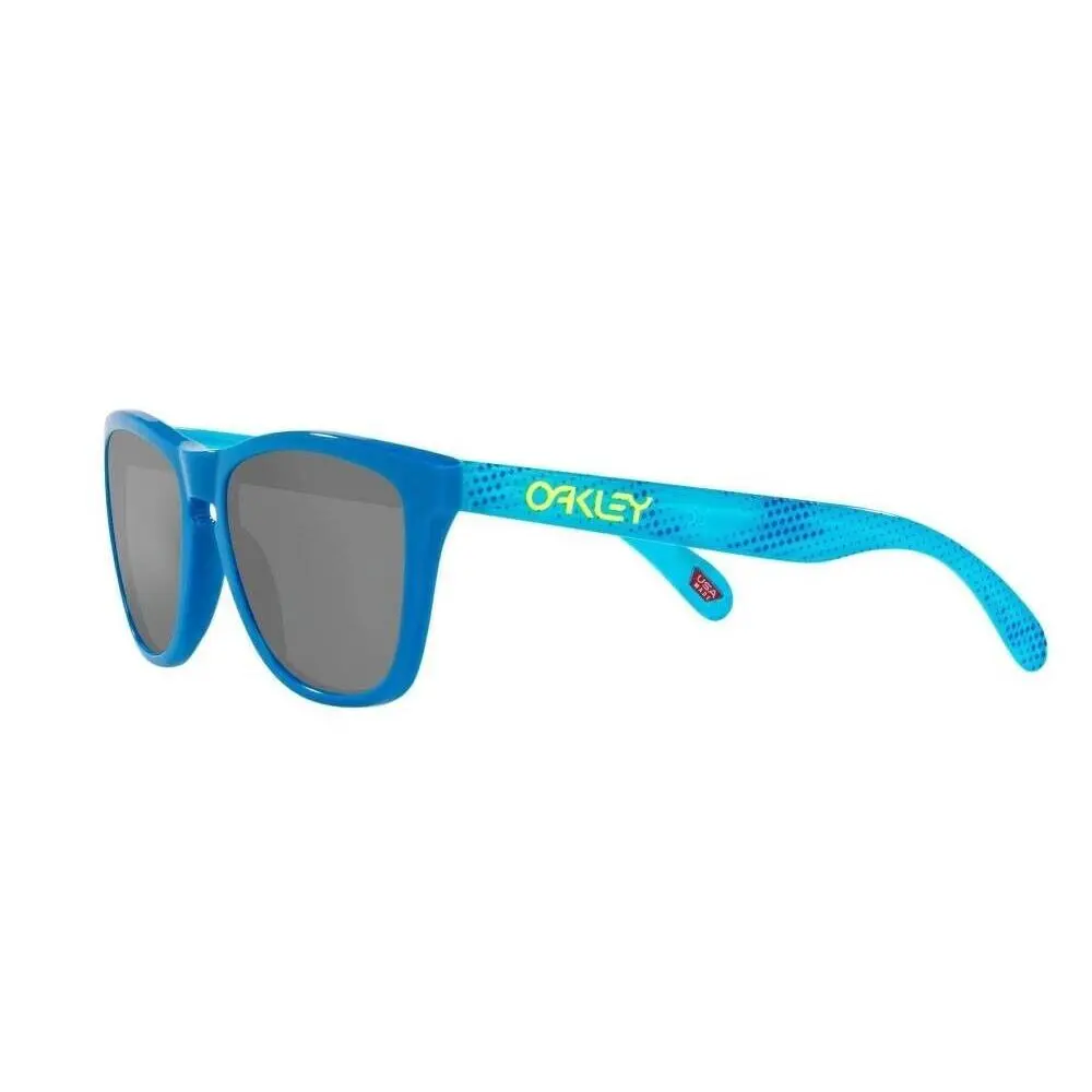 Oakley Origins Collection Frogskins Hi Res Polished Sapphire Prizm Black 9013-K3