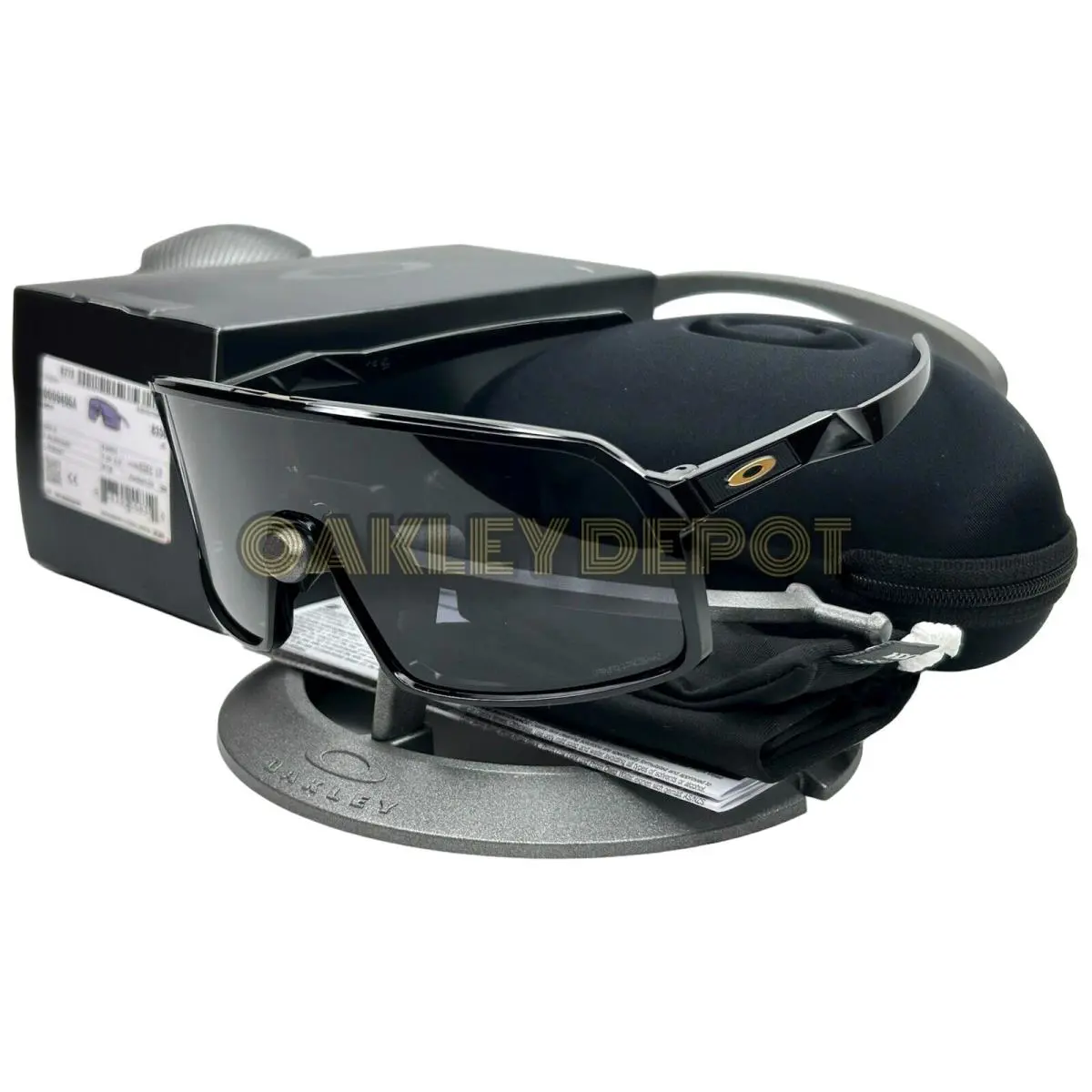 Sutro 009406A Polished Black/prizm Gre Asian Fit Sunglasses by Oakley