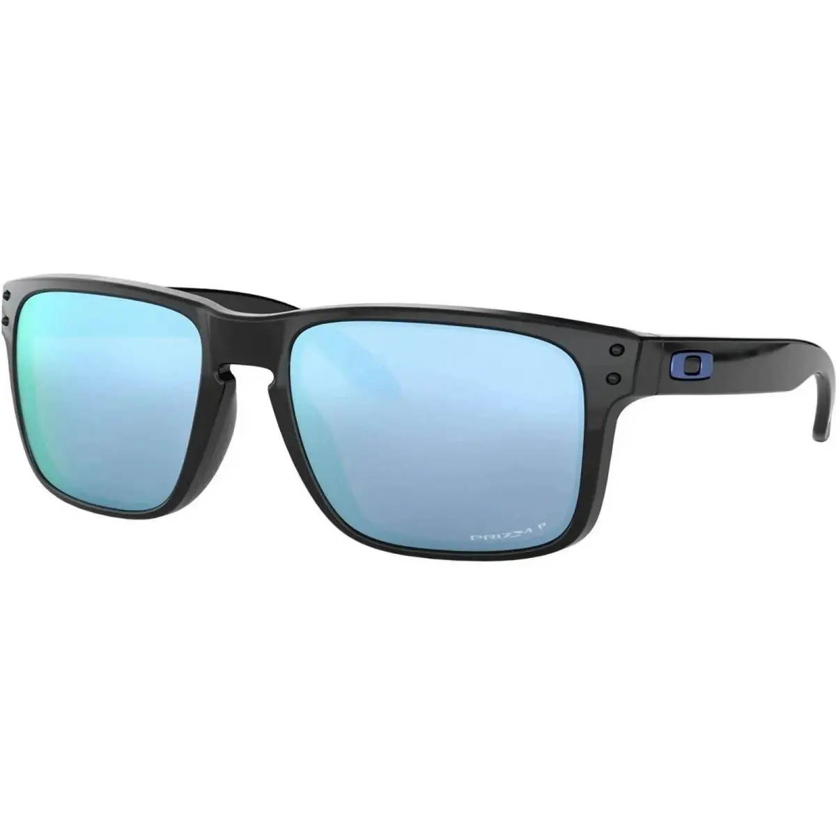 Oakley Holbrook Sunglasses Black l Prizm Deep Water Polarized OO9102-C1 - Frame: Black, Lens: Gray