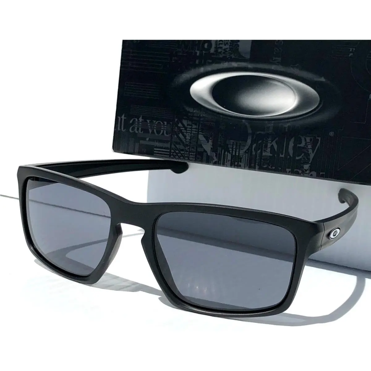 Oakley Sliver Matte Black Frame with Grey Iridium Lens Sunglass 9262-01