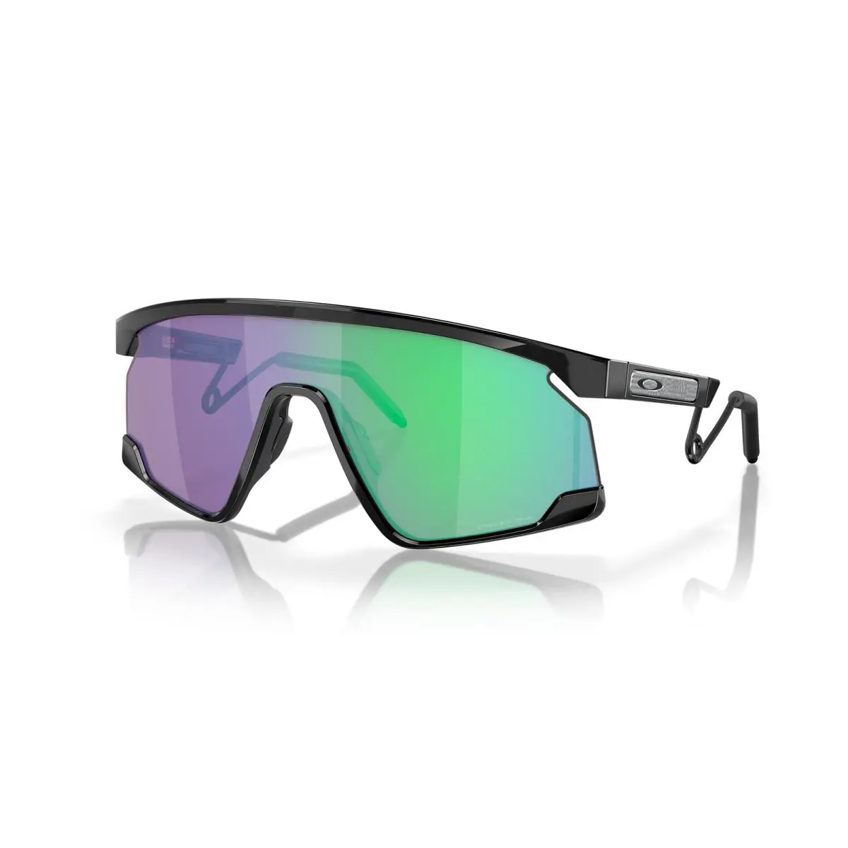 Oakley Bxtr Metal Polished Black/prizm Jade Men`s Sunglasses OO9237-0739 - Frame: POLISHED BLACK, Lens: PRIZM JADE