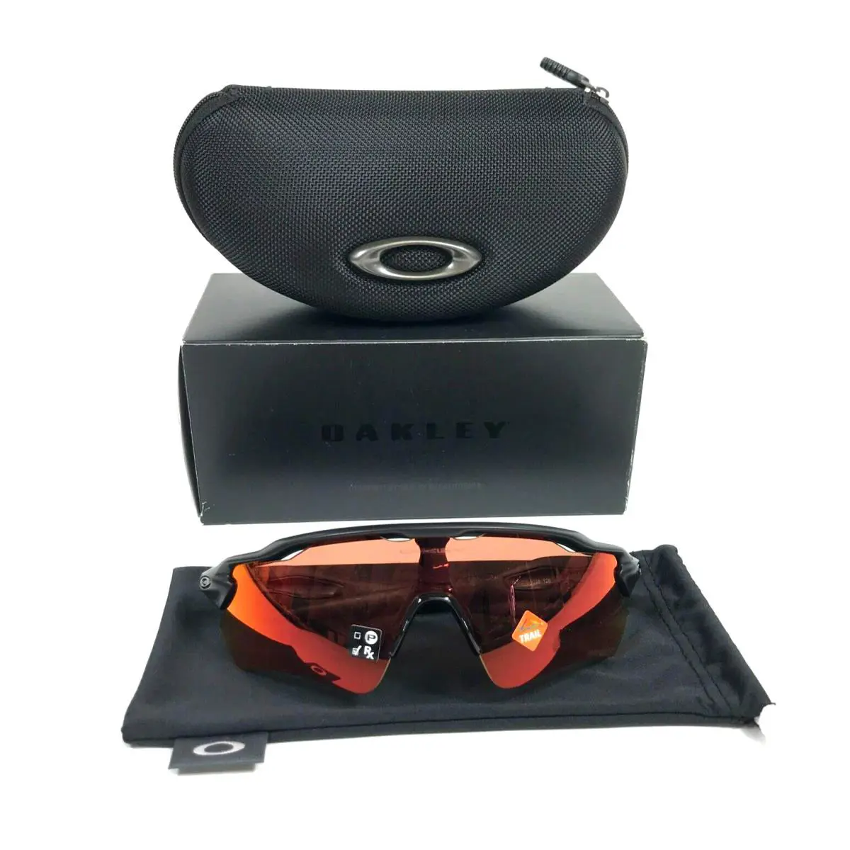 Sunglasses Radar EV Path OO9208-9038 Matte Black Prizm Trail Torch Lenses by Oakley