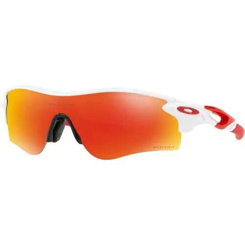 Sunglasses Radarlock Path AF Polished White Prizm Ruby OO9206-4638 by Oakley