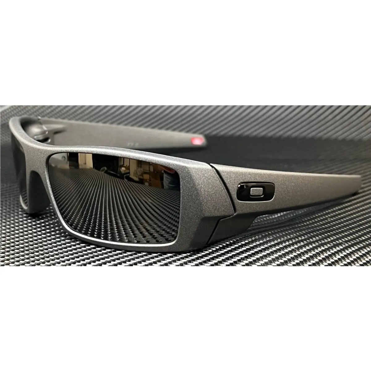 Oakley OO9014 35 Steel Black Polarized Men`s 60 mm Sunglasses