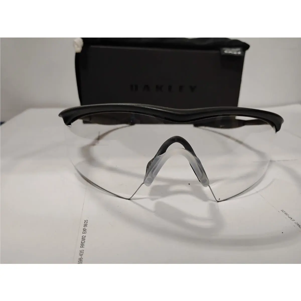 Oakley Men`s M Frame Black/clear One Size Sunglasses