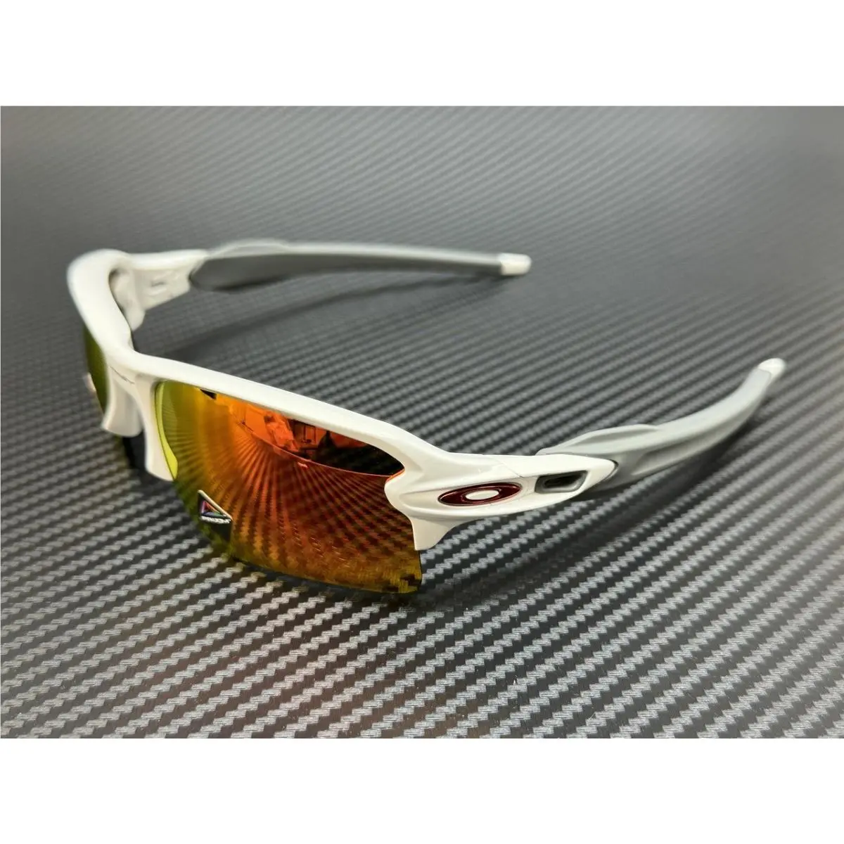 Oakley OO9188 93 Polished White Prizm Ruby Men`s 59 mm Sunglasses