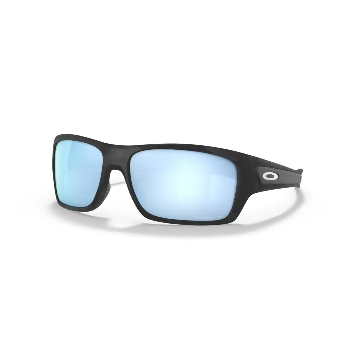 Turbine Matte Black Camo Prizm Polarized Deep Water Blue Sunglass 9263-64 by Oakley