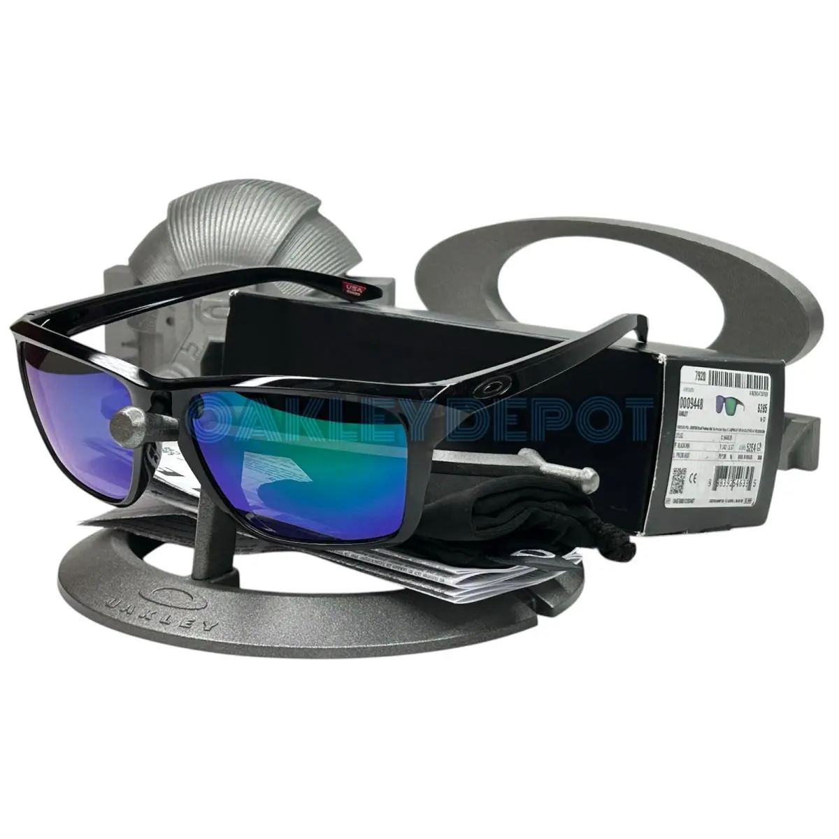 Sylas 009448 Polished Clear/prizm Sapphire Sunglasses 167 by Oakley