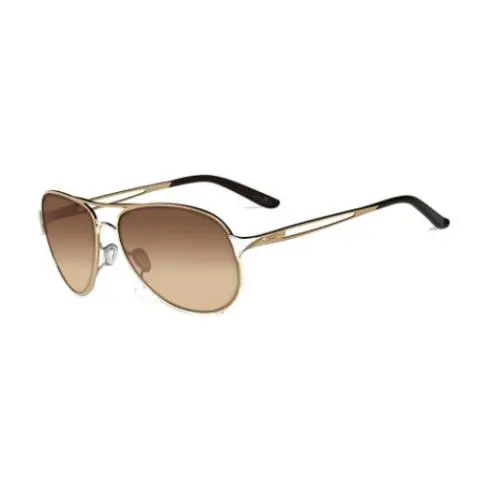 Caveat Aviator Sunglasses OO4054-07 Gold Metal Frame Brown Gradient 60mm by Oakley