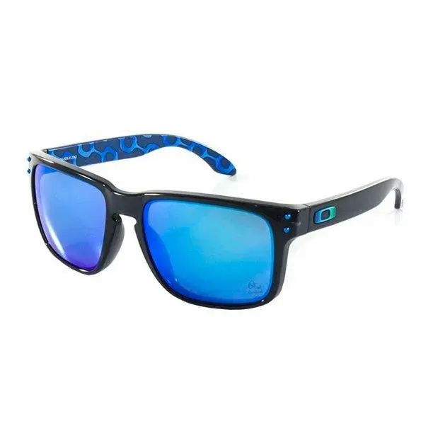 Oakley Sunglasses Holbrook Rio Collection Black Ink /sapphire Iridium OO9102-A8