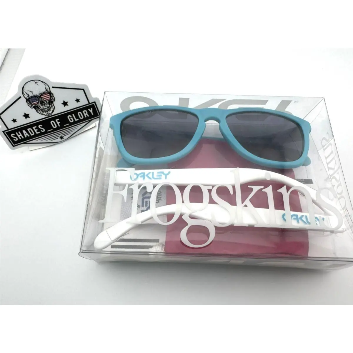 Oakley Frogskins 4 Legged Limited Edition Tortoise White Grey Sunglasses 03-217
