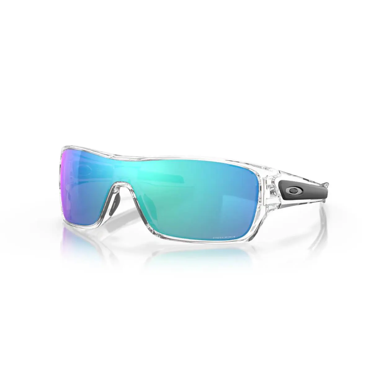 Turbine Rotor Sunglasses Polished Clear/prizm Sapphire OO9307-29 by Oakley