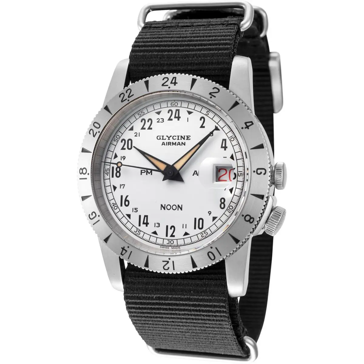 Men`s Airman 40mm Automatic Watch GL0376 by Glycine