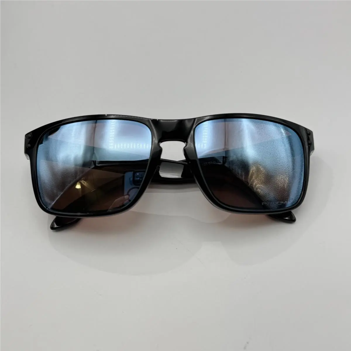 Oakley Sunglasses Holbrook OO9102-C1 Black Frame Blue Polarized Prizm Lens