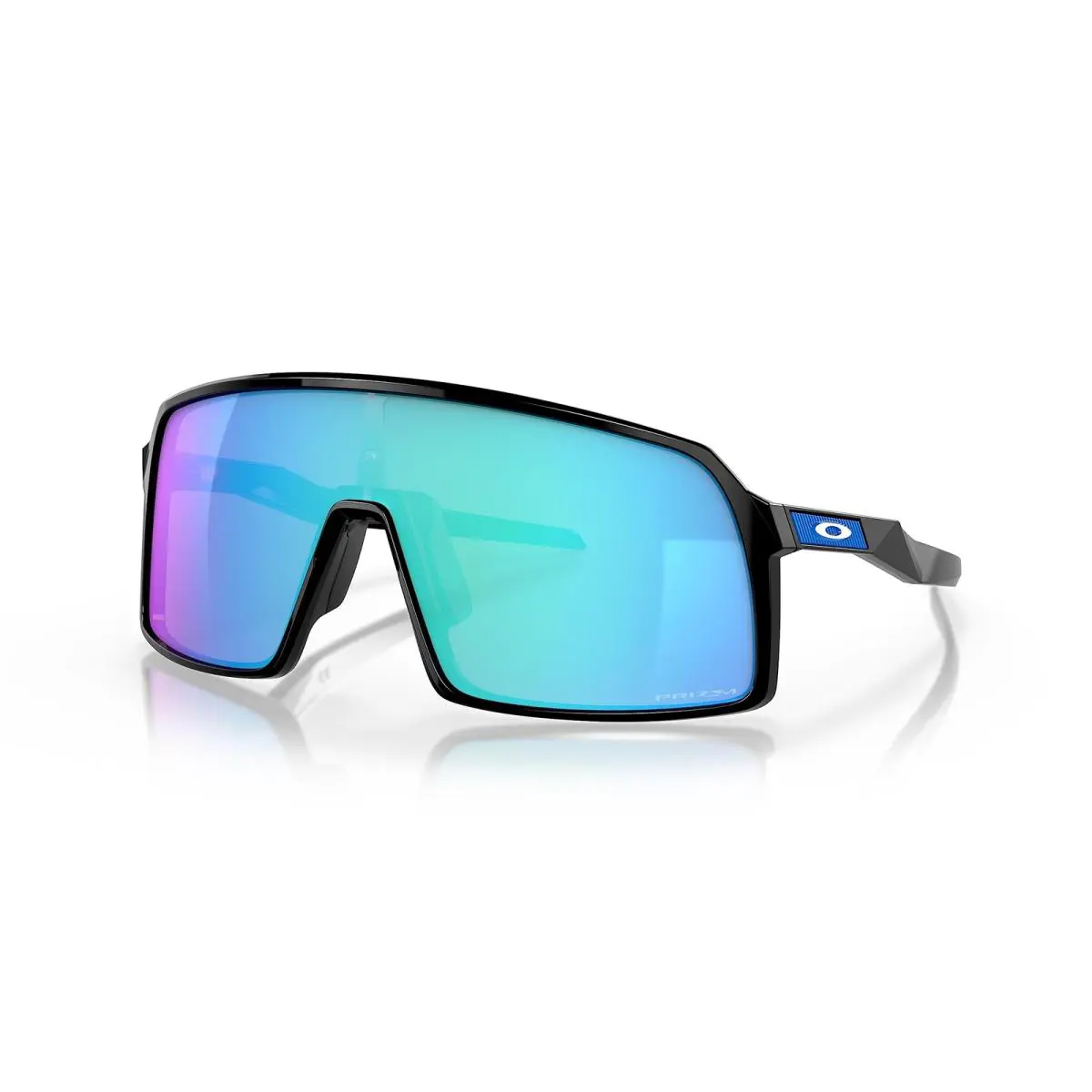 OO9406-9037 Sutro Polished Black w Prizm Sapphire Lenses Sport Suns 202 by Oakley