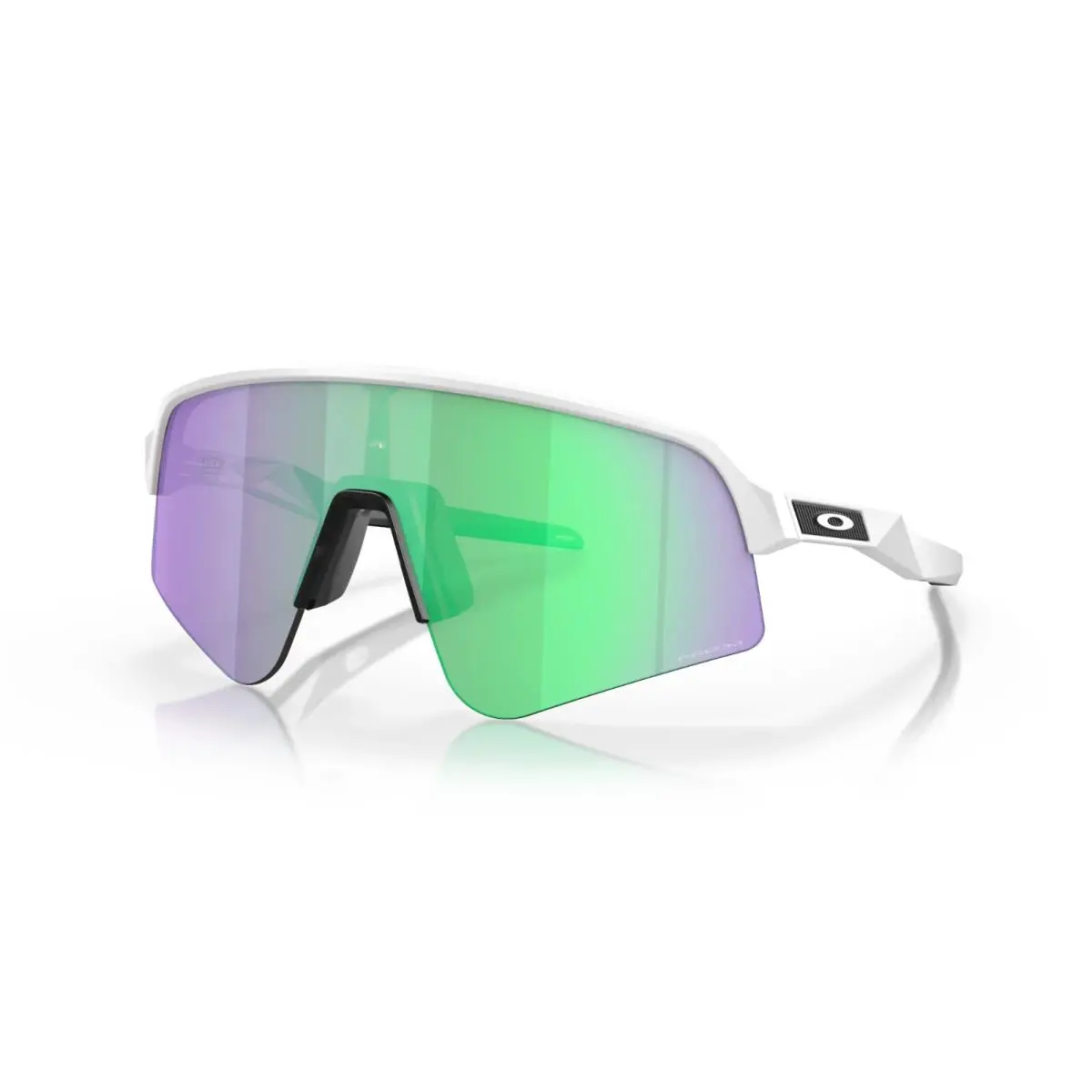 Sutro Lite Sweep Matte White Prizm Road Jade Lens Sunglass OO9465-04 by Oakley