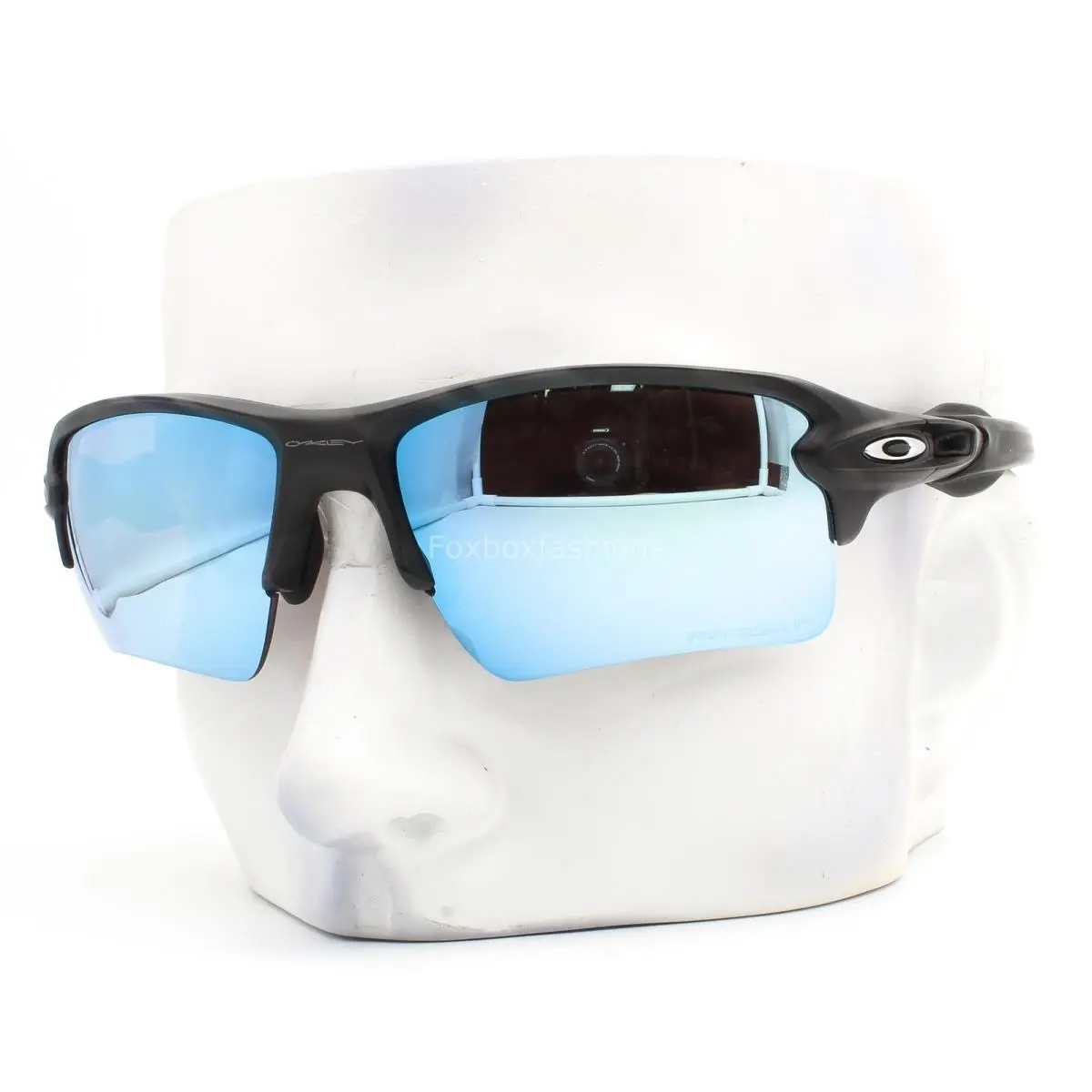 Flak 2.0 XL Sunglasses Matte Black Camo Polarized OO9188-G359 with Case by Oakley
