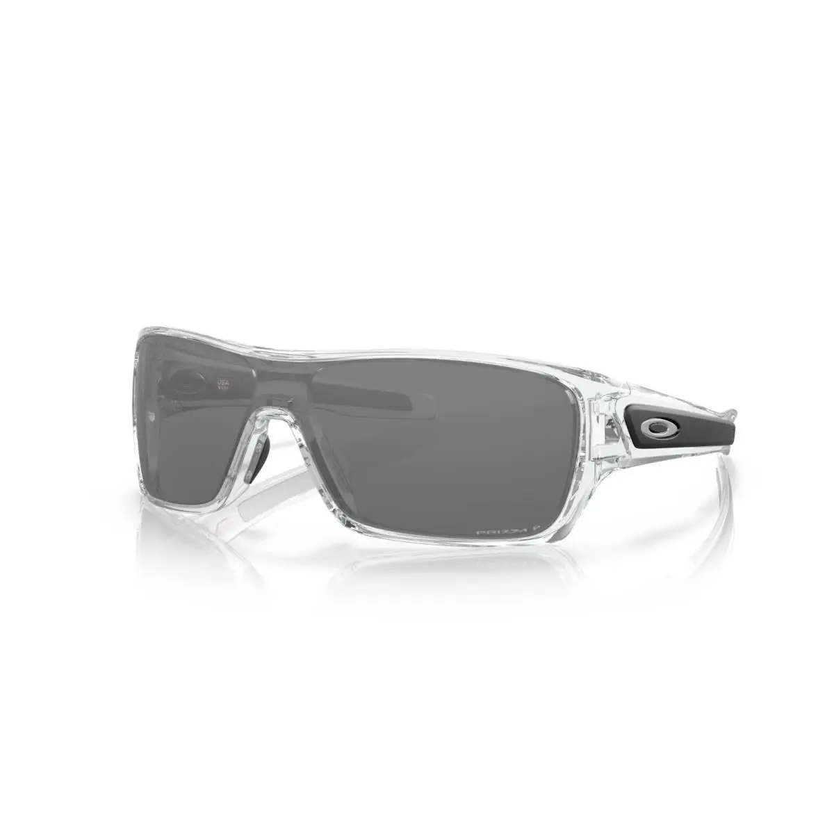 Turbine Rotor Clear Black Polarized Prizm Black Sunglass OO9307-16 by Oakley