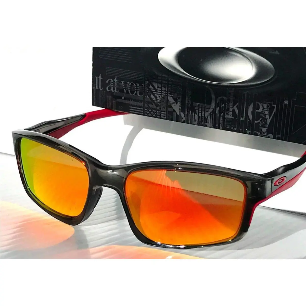 Oakley Chainlink Polarized Sunglasses Grey Smoke / +red Iridium Polar Lens - Frame: Grey Smoke, Lens: POS +Red Iridium Polarized
