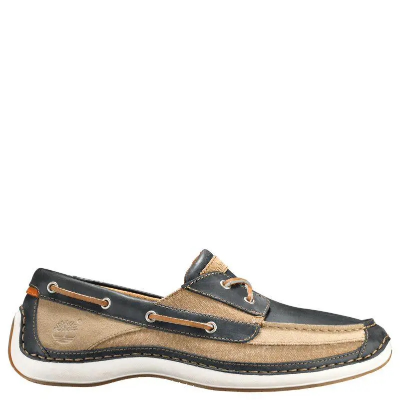 Timberland shoes - light tan suede navy 5