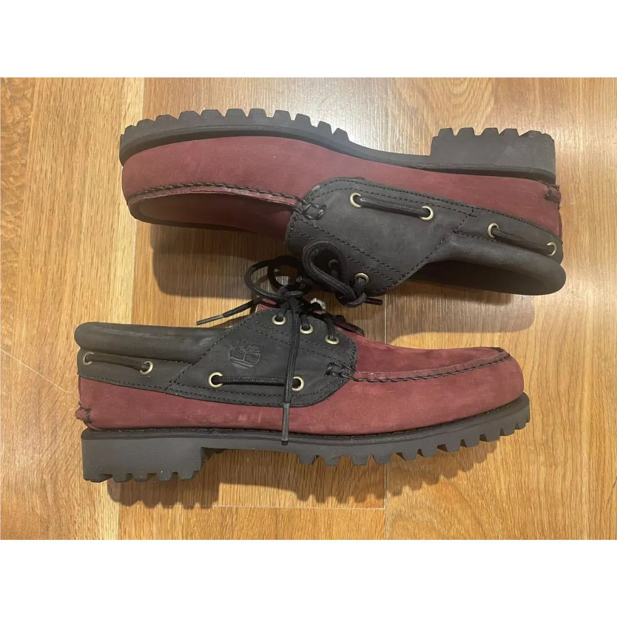 Timberland shoes - HANDSEWN BOAT SHOE - HANDSEWN BOAT SHOE - BURGUNDY 2