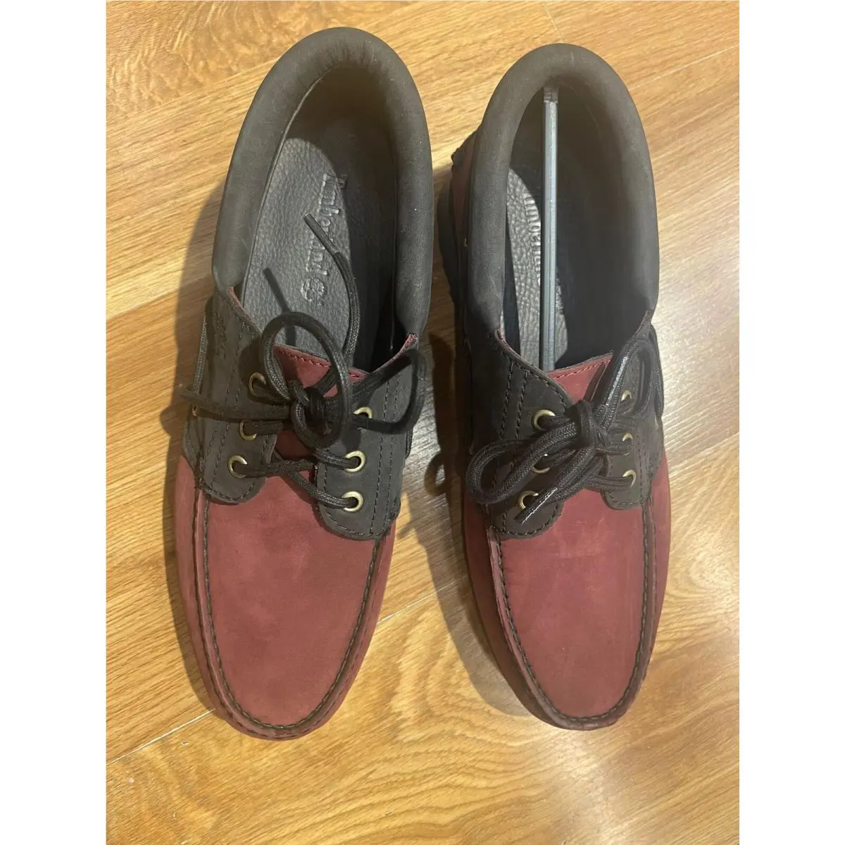 Timberland shoes - HANDSEWN BOAT SHOE - HANDSEWN BOAT SHOE - BURGUNDY 15