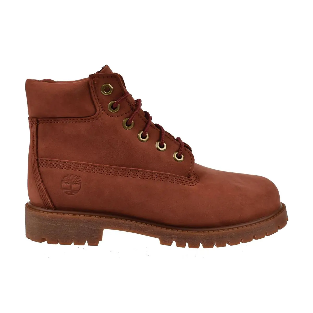 Timberland Premium 6 Inch Little Kids` Boots Dark Red TB0A2HGU - Dark Red