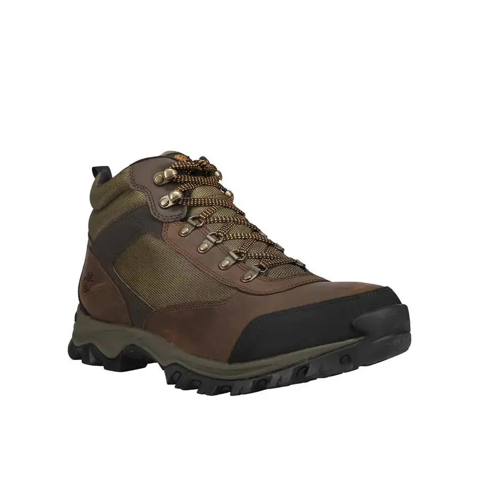 Timberland Keele Ridge TB0A15LO242 Hiking Boots Men`s Brown Leather Waterproof - Brown