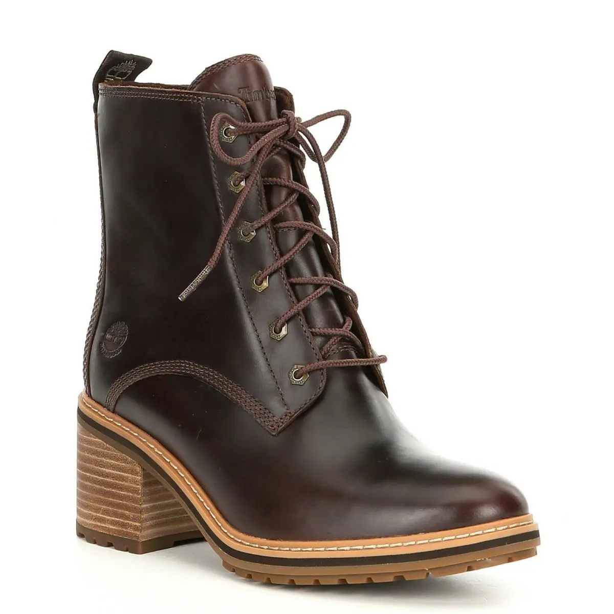 Timberland shoes - Timberland Sienna High Lace-Up Waterproof Boot - Dark Brown 7