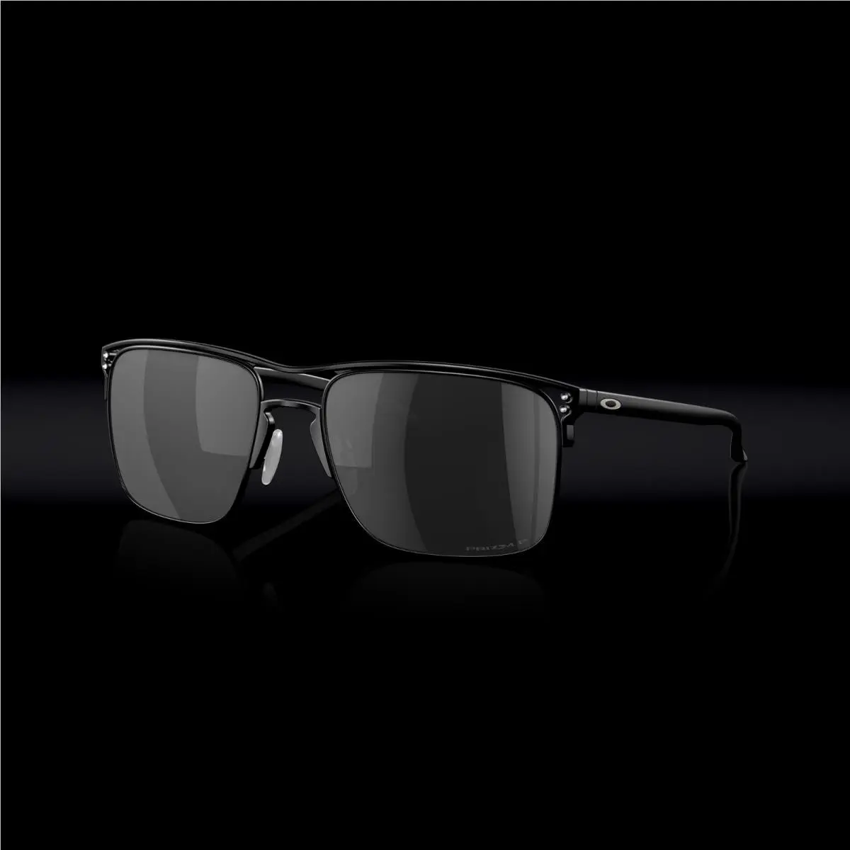 Oakley Sunglasses Holbrook Ti OO6048-0257 Satin Black W/ Prizm Black Polarized