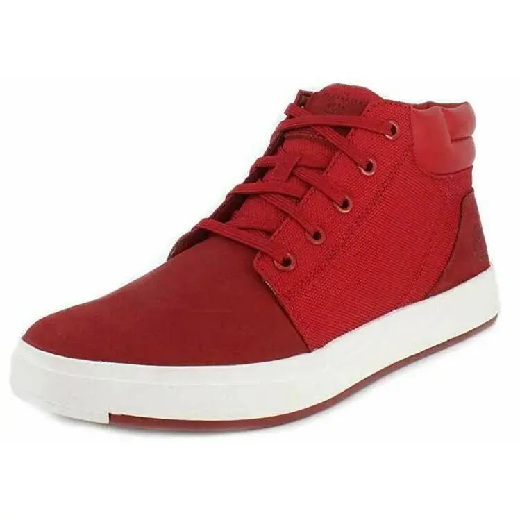Men`s Timberland Davis Square Mixed-media Chukka TB0A1OHG F41 Multipl Sizes Red