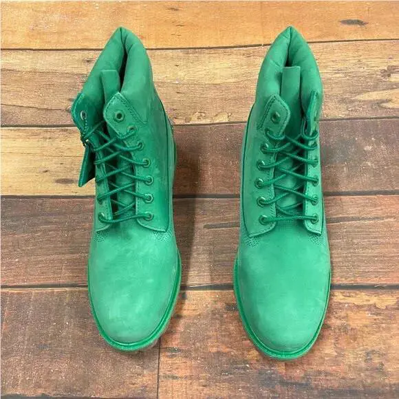 Timberland shoes - Medium Green Nubuck 2