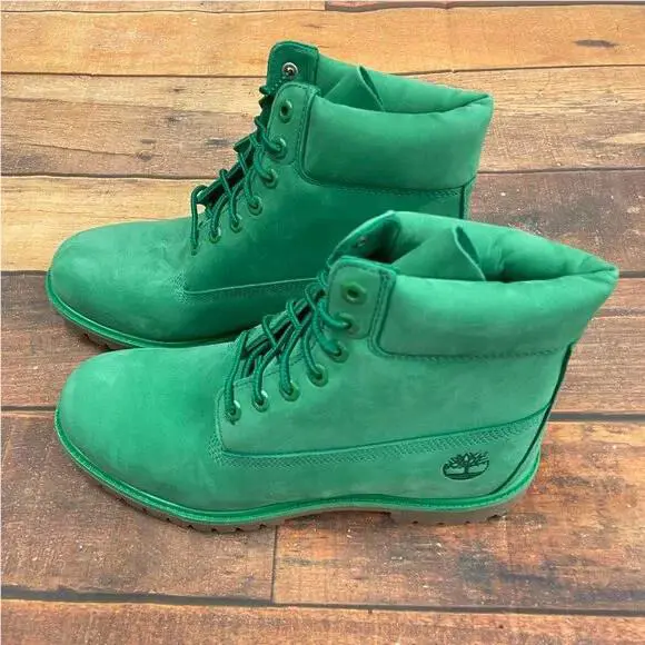 Timberland shoes - Medium Green Nubuck 4