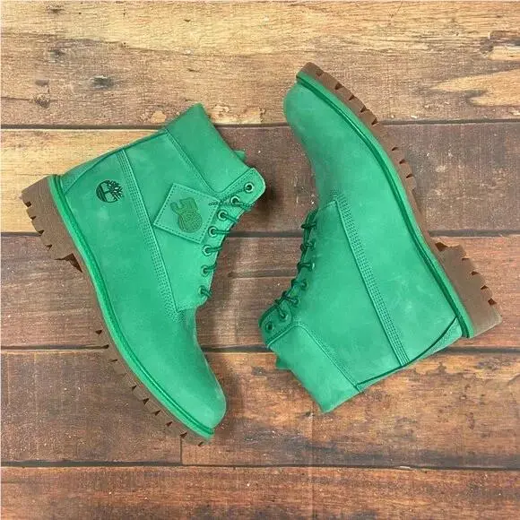 Timberland shoes - Medium Green Nubuck 8