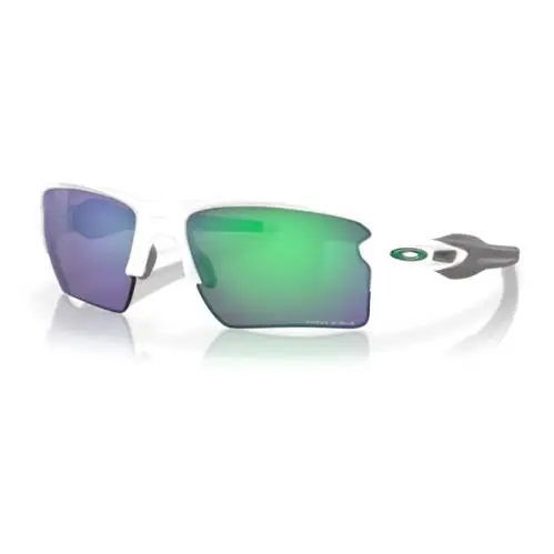 OO9188 92 Polished White Prizm Jade 59 mm Men`s Sunglasses by Oakley