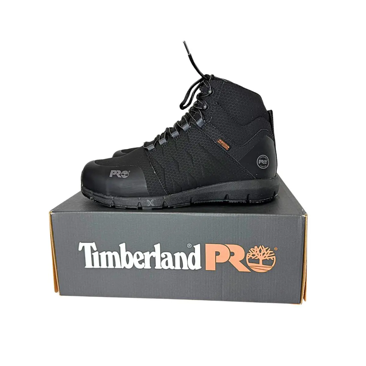 Pro Men`s Mid Met Guard Composite Toe Work Shoe Black/grey Sizes by Timberland