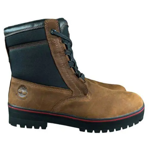 Timberland Spruce Mountain Warm Lined Rust Brown Nubuck Boots Mens Sizes 9.5-12M - Brown