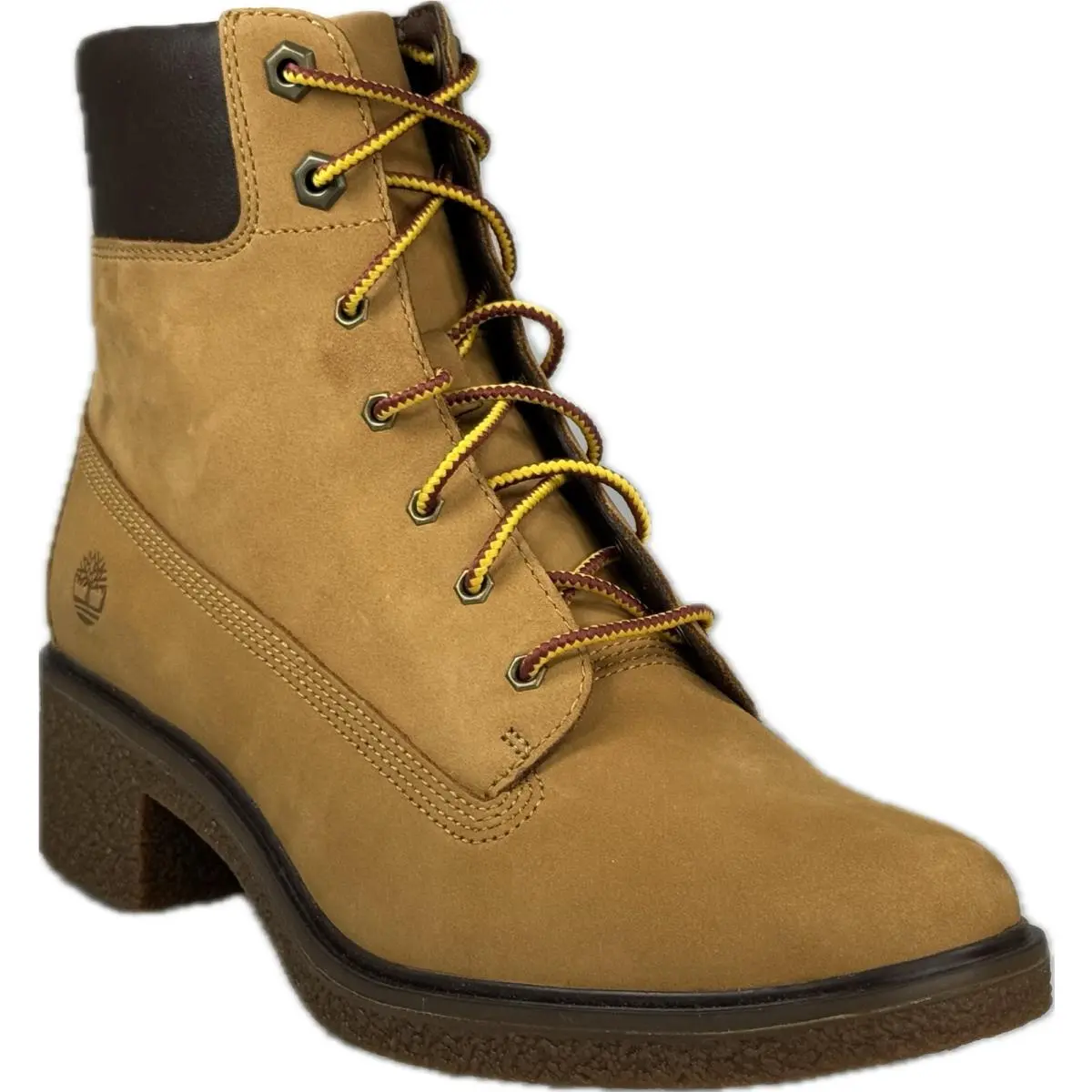 Timberland shoes - Timberland Brinda Leather Heel Boot - A1KLL - Wheat (UPC: 00191166073264) 6