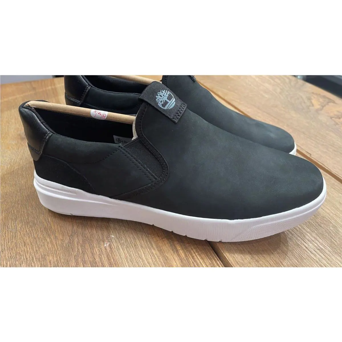 Timberland shoes - SENECA BAY BLACK NUBUCK SLIP-ON SHOES - A293A - BLACK NUBUCK 1