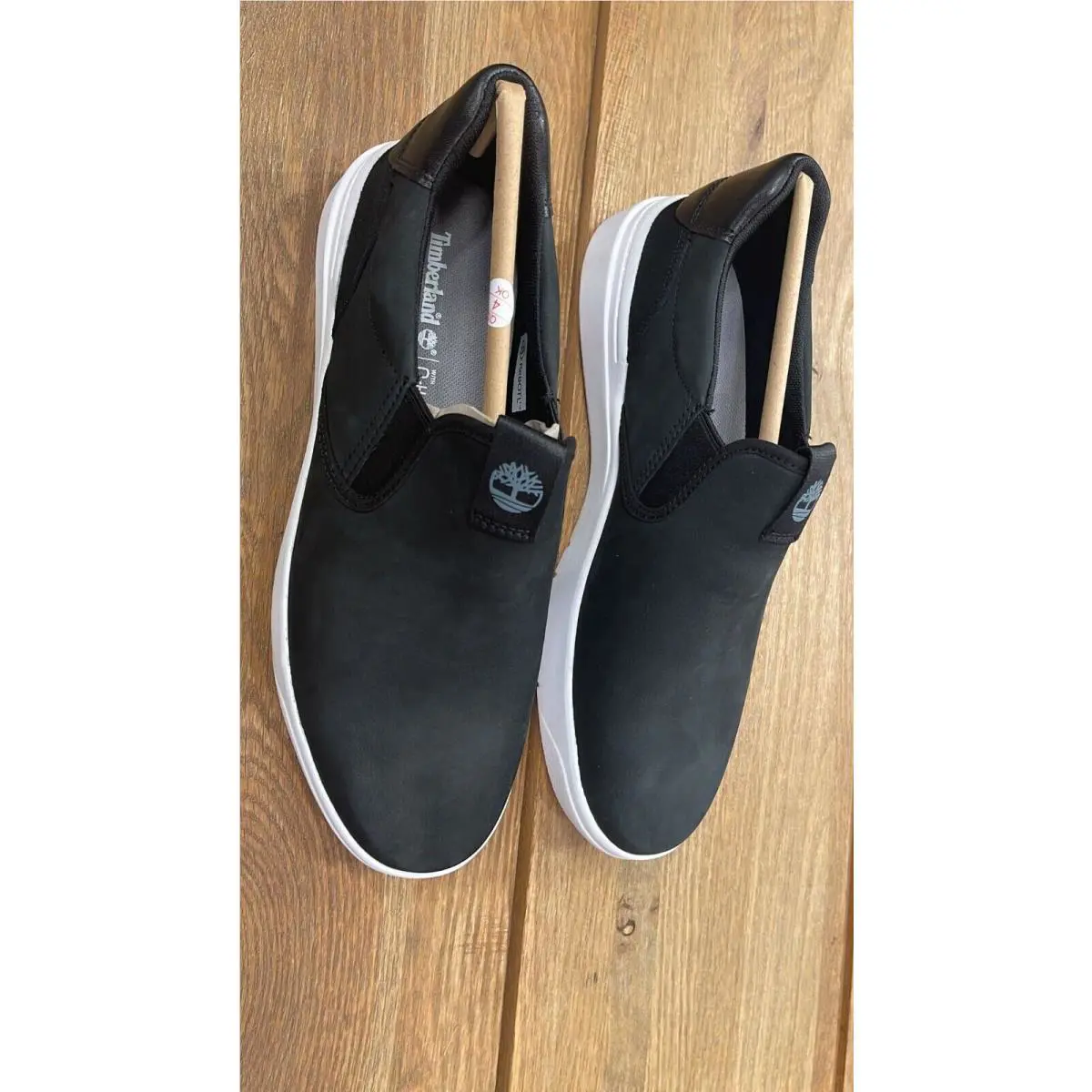 Timberland shoes - SENECA BAY BLACK NUBUCK SLIP-ON SHOES - A293A - BLACK NUBUCK 4
