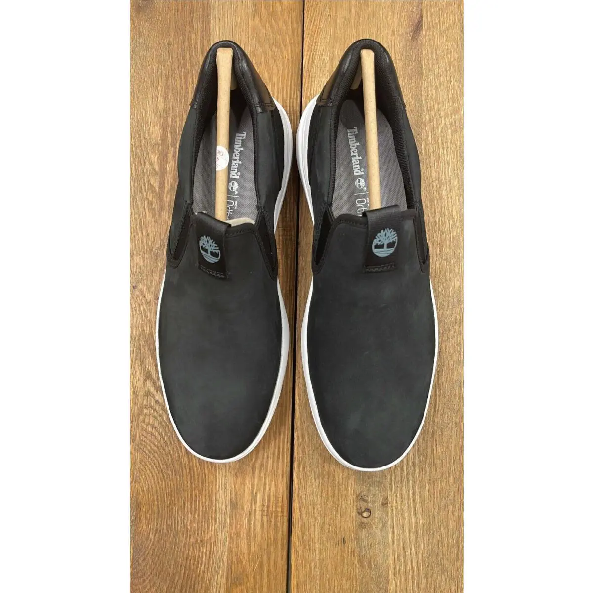 Timberland shoes - SENECA BAY BLACK NUBUCK SLIP-ON SHOES - A293A - BLACK NUBUCK 11