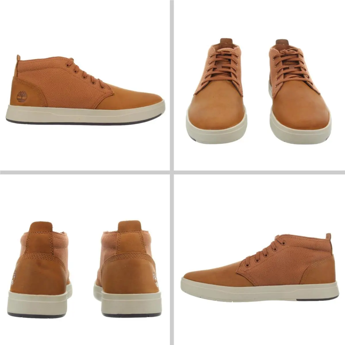 Timberland Men`s Davis Square Chukka Saddle Nubuck Boots Multiple Size - Saddle