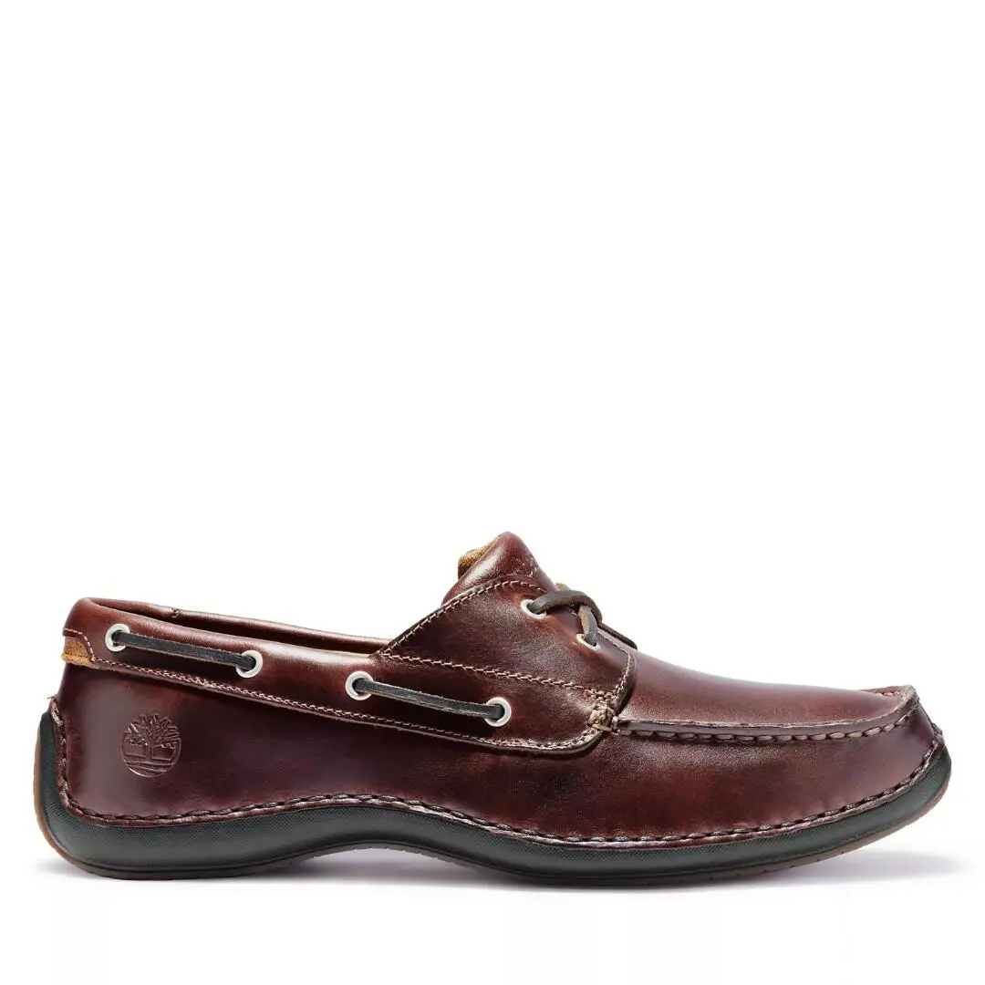 Timberland shoes - Timberland Classic 2-eye Boat Shoe - 74013/74017 - Root Beer Oiled Full-Grain 3