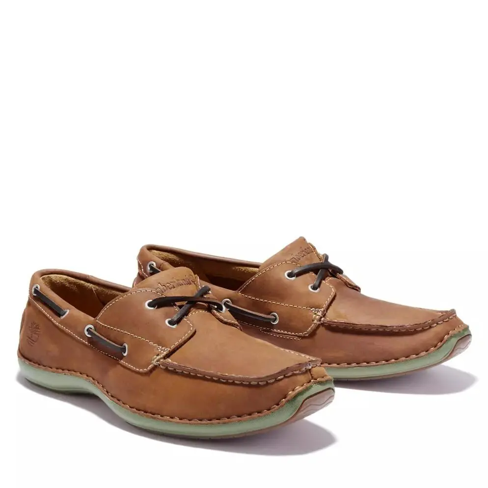 Timberland shoes - Timberland Classic 2-eye Boat Shoe - 74013/74017 - Root Beer Oiled Full-Grain 13