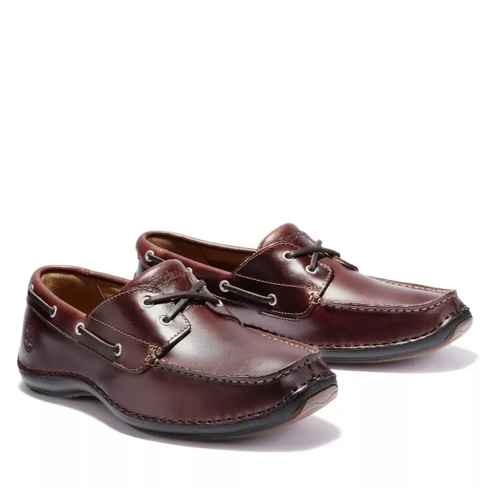 Timberland shoes - Timberland Classic 2-eye Boat Shoe - 74013/74017 - Root Beer Oiled Full-Grain 6