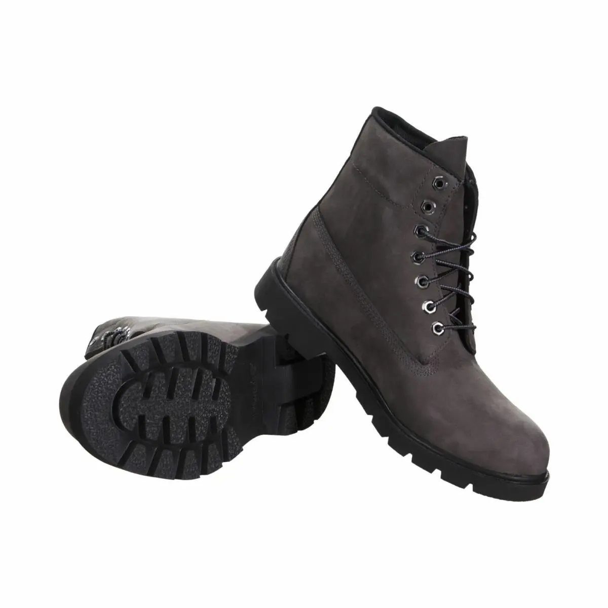 Timberland Men`s 6 Inch Basic Boots A111F 10066 400g Insulation Waterproof - Grey Nubuck - TB0A111F