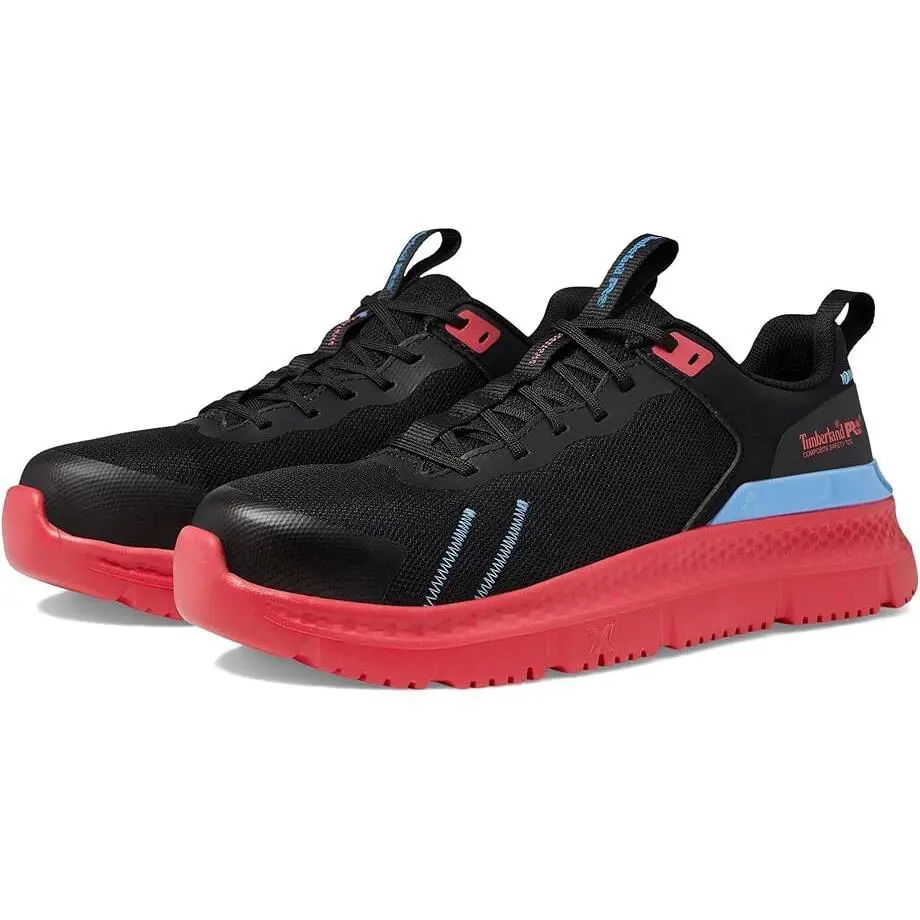 Timberland Pro Setra TB0A5UV7001-001 Sneakers Womens 8.5 Black Work Shoes KHD507 - Black