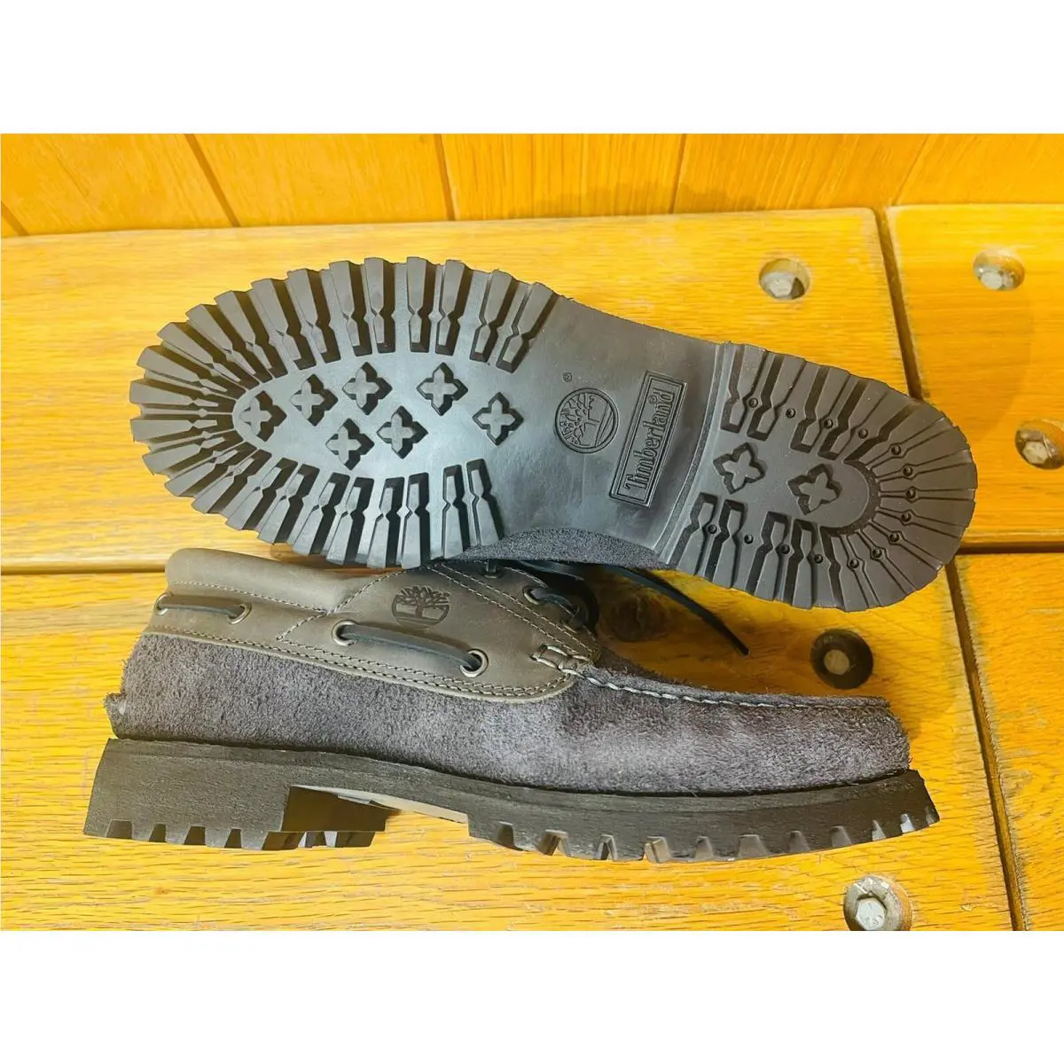 Timberland shoes - HANDSEWN BOAT SHOE - HANDSEWN BOAT SHOE - MD GREY FULL GRAIN 5