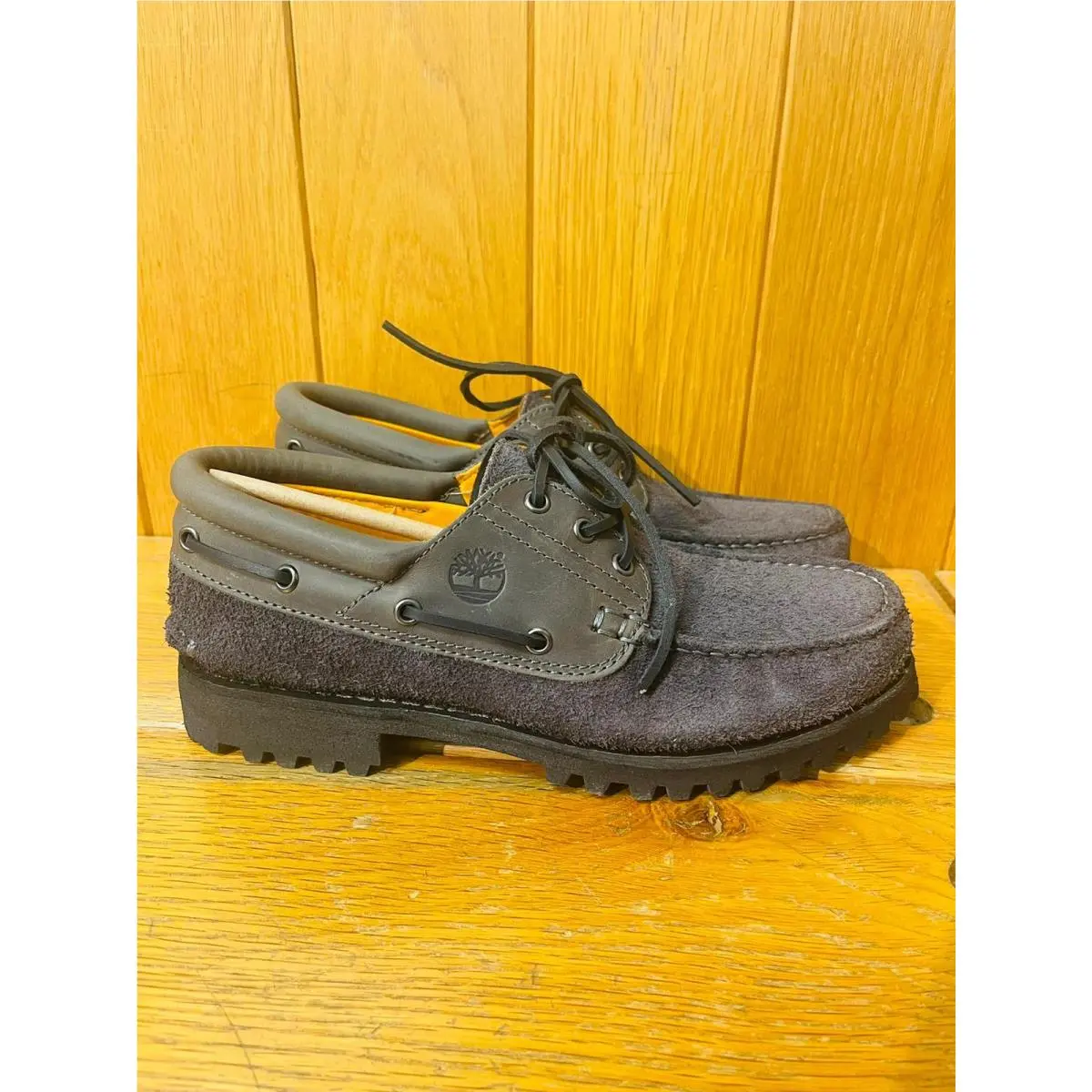 Timberland shoes - HANDSEWN BOAT SHOE - HANDSEWN BOAT SHOE - MD GREY FULL GRAIN 8