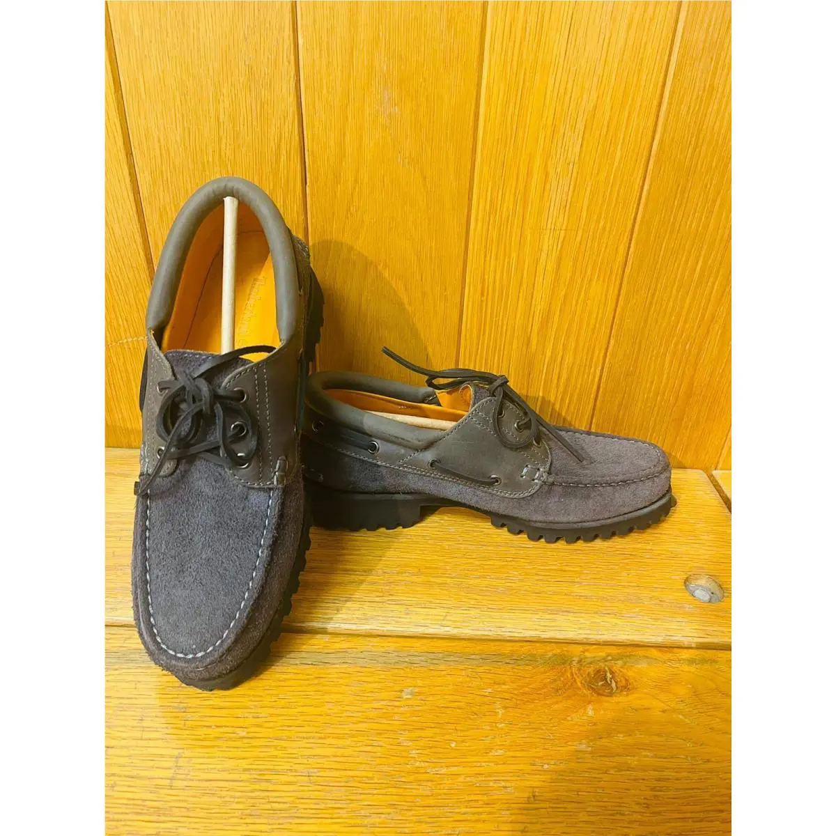 Timberland shoes - HANDSEWN BOAT SHOE - HANDSEWN BOAT SHOE - MD GREY FULL GRAIN 11